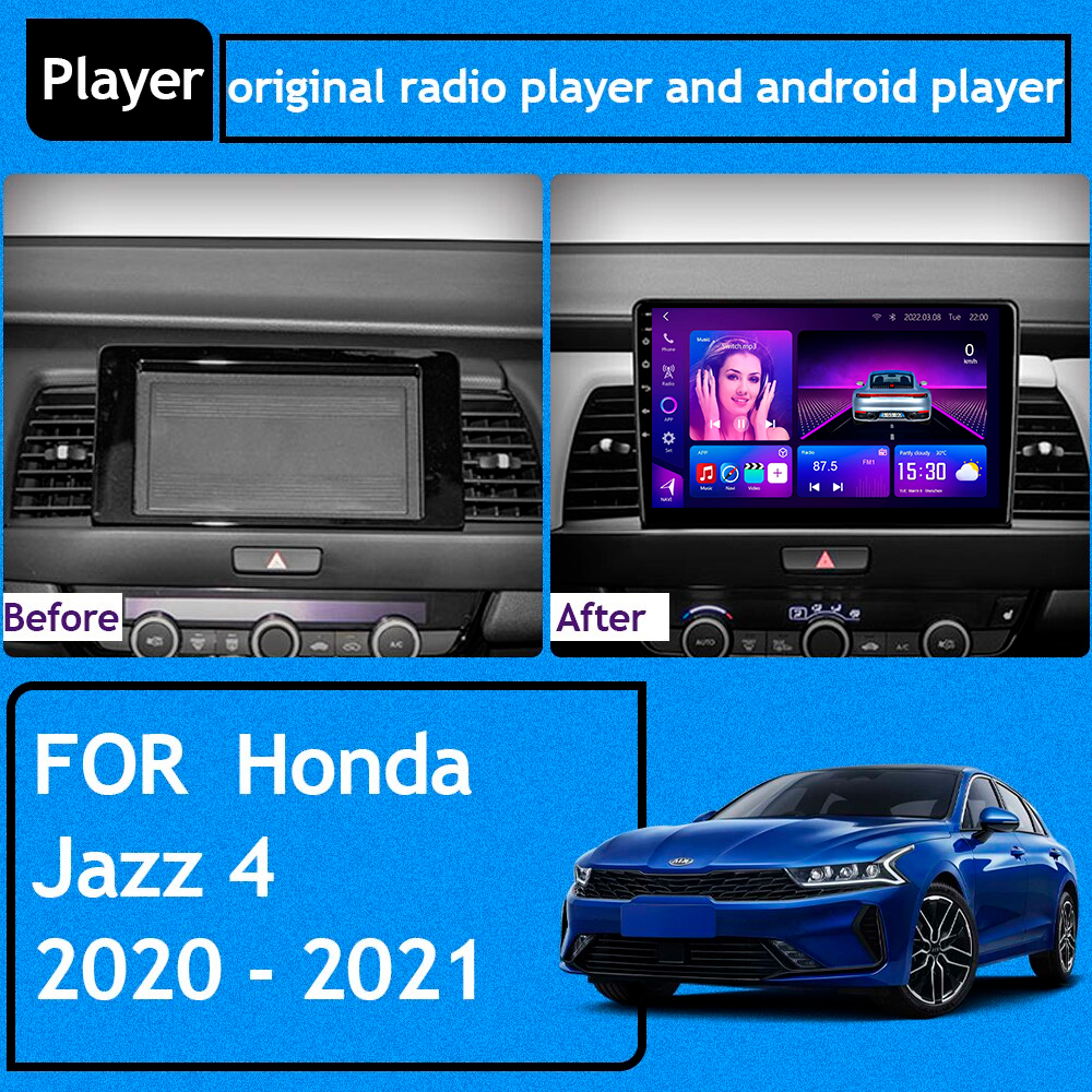 Honda Jazz 4 2020-2021 car android frame - SKY Universe Honda Jazz 4 2020-2021 car android frame
