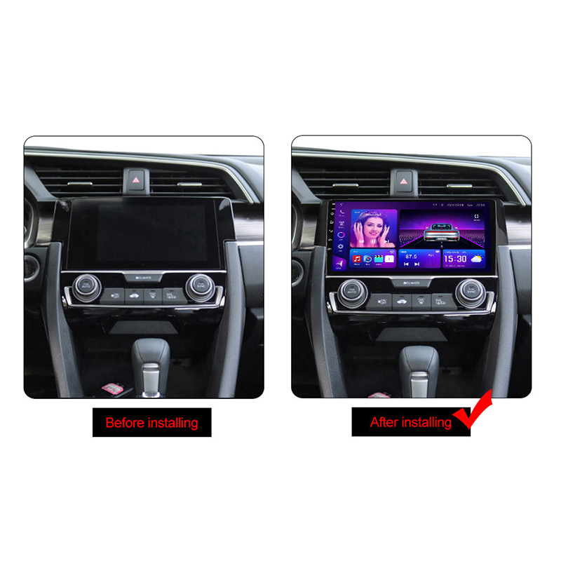 Honda Civic 2015- 2019 автомобиль андроид рамки